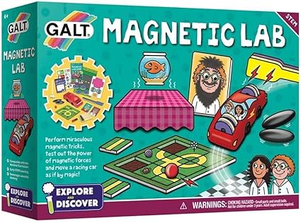 Galt Magnetic Lab - Explore and Discover STEM Science Set, Learning Resources for Kids Scientific Thinking
